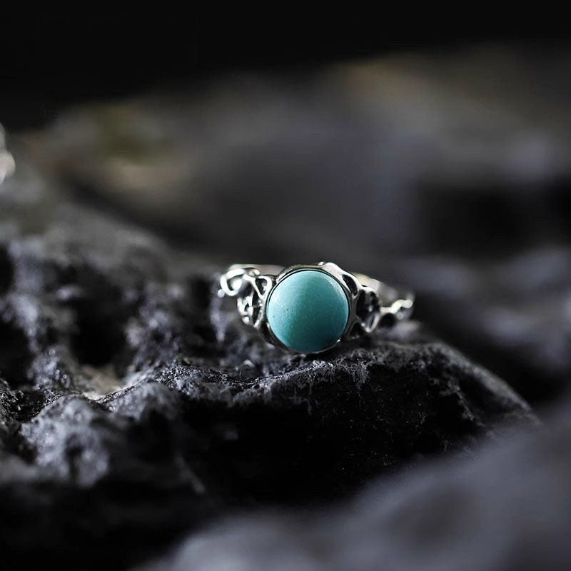 Bague en acier inoxydable en forme de corps 3D