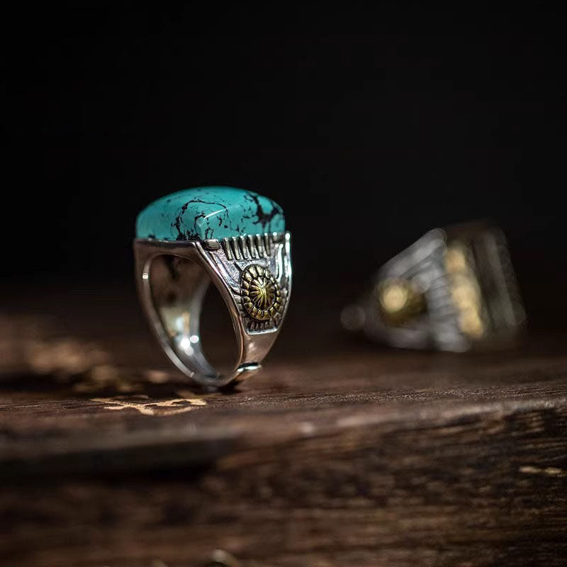 Bague en acier inoxydable en forme de corps 3D