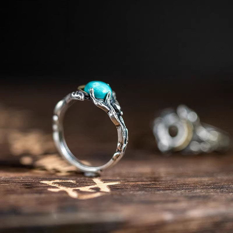 Bague en acier inoxydable en forme de corps 3D