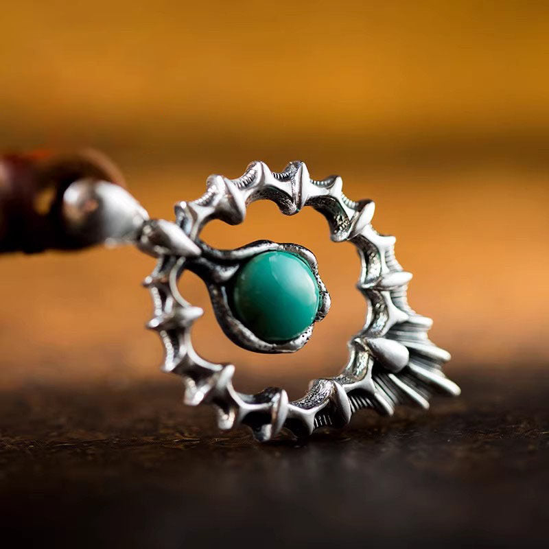 Anillo de acero inoxidable con forma de cuerpo 3D