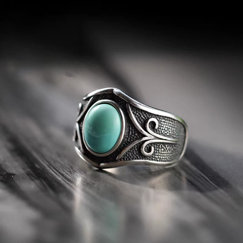 Bague en acier inoxydable en forme de corps 3D