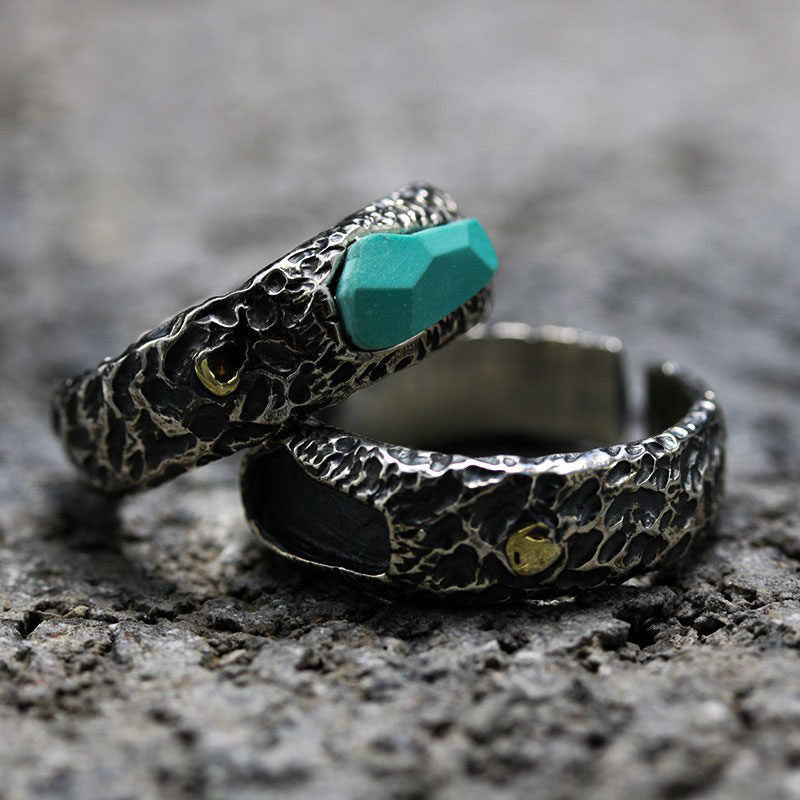 Bague en acier inoxydable en forme de corps 3D