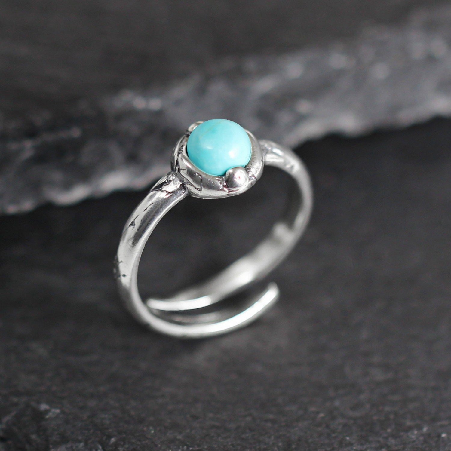 Bague en acier inoxydable en forme de corps 3D