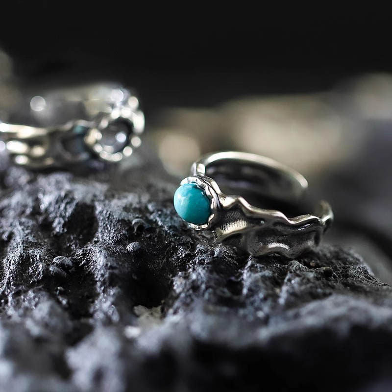 Bague en acier inoxydable en forme de corps 3D