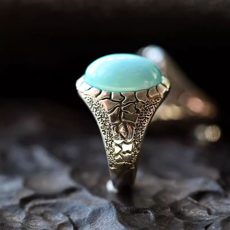 Bague en acier inoxydable en forme de corps 3D