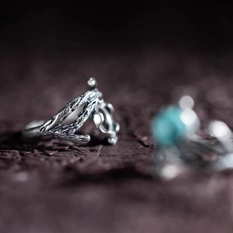 Anillo de acero inoxidable con forma de cuerpo 3D