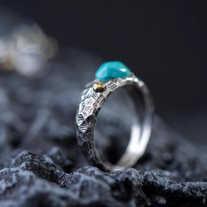 Bague en acier inoxydable en forme de corps 3D