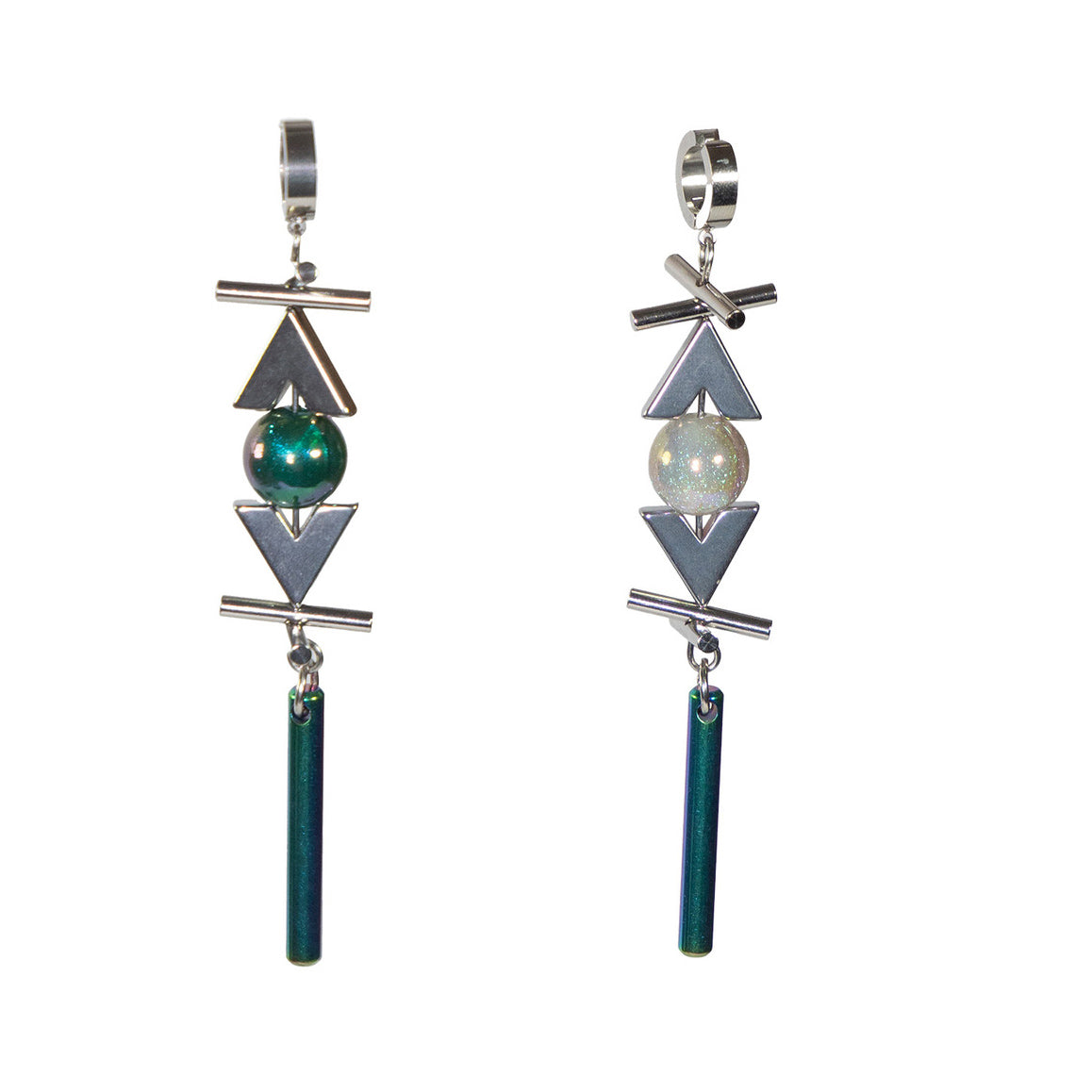 AB Style Geometric Pendant Earrings