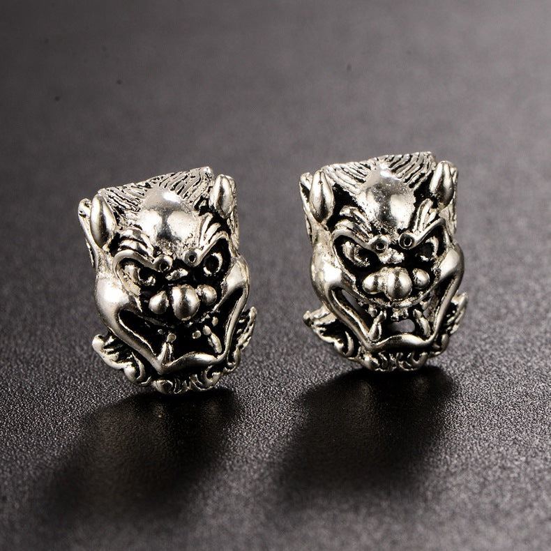 Devil's Mask Stud Earrings