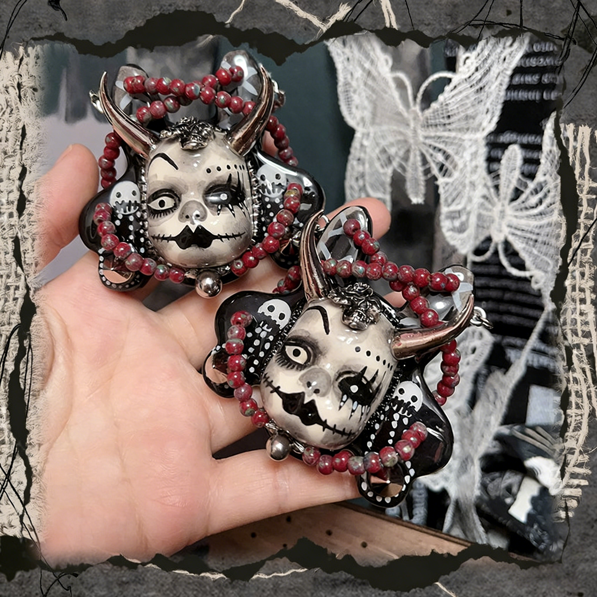 Dark Graffiti Necklace