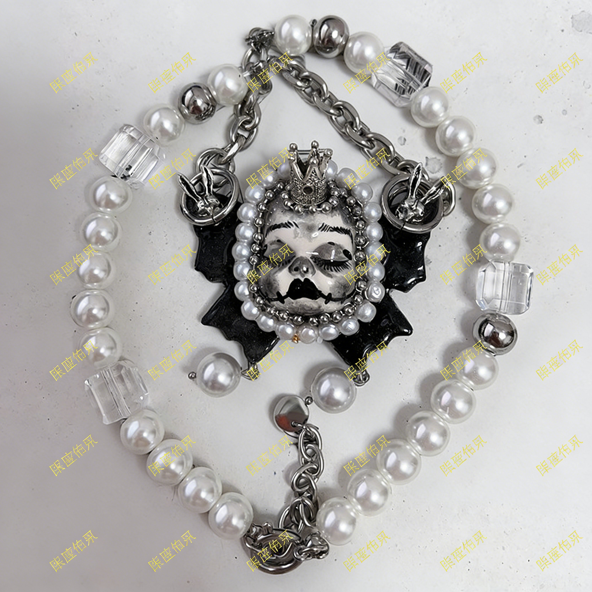 Dark Fairy Tale Doll Choker&Necklace