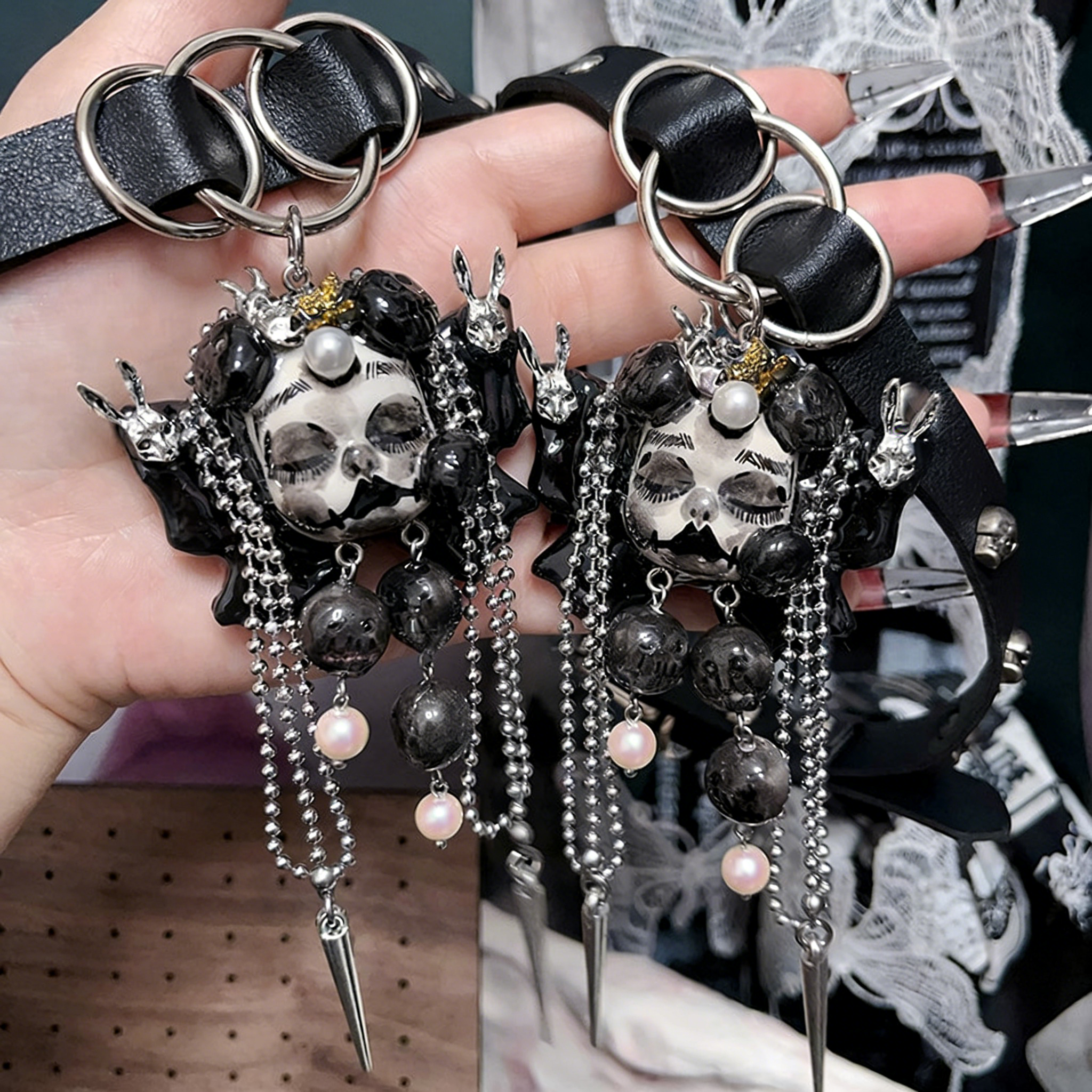 Shadow Puppet Dark Doll Necklace&Choker