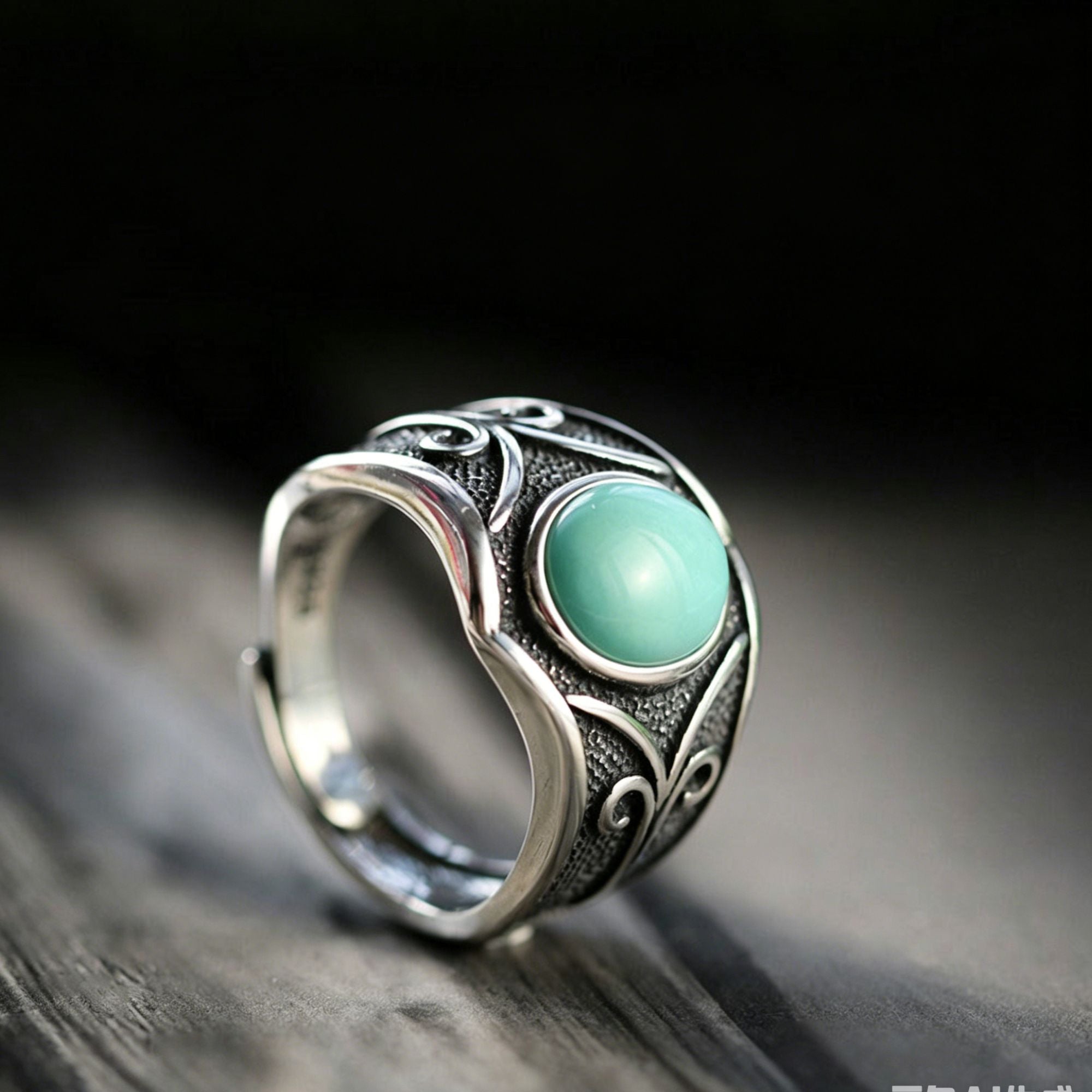 Bague en acier inoxydable en forme de corps 3D