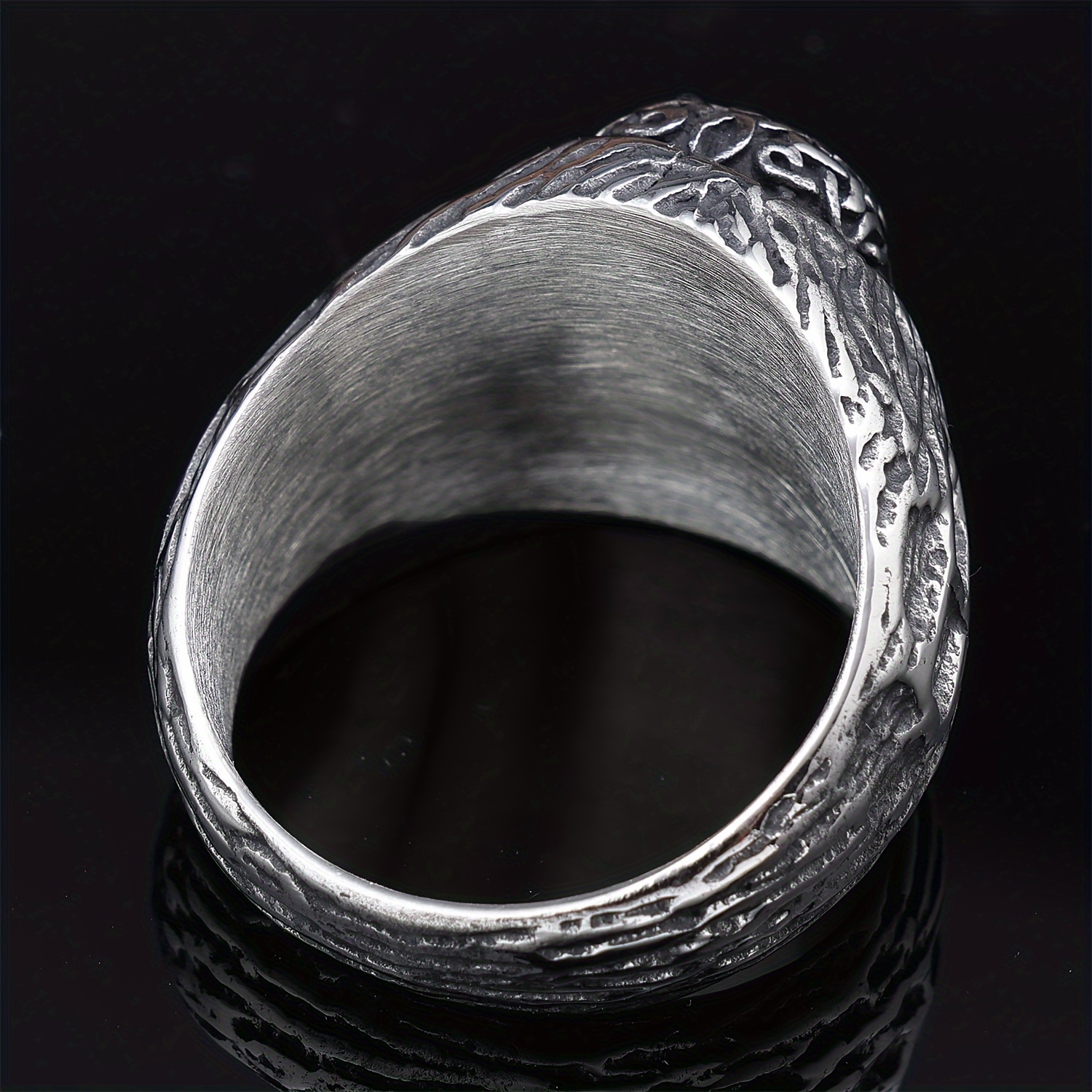 Celtic Knot Skull Stainless Steel Ring