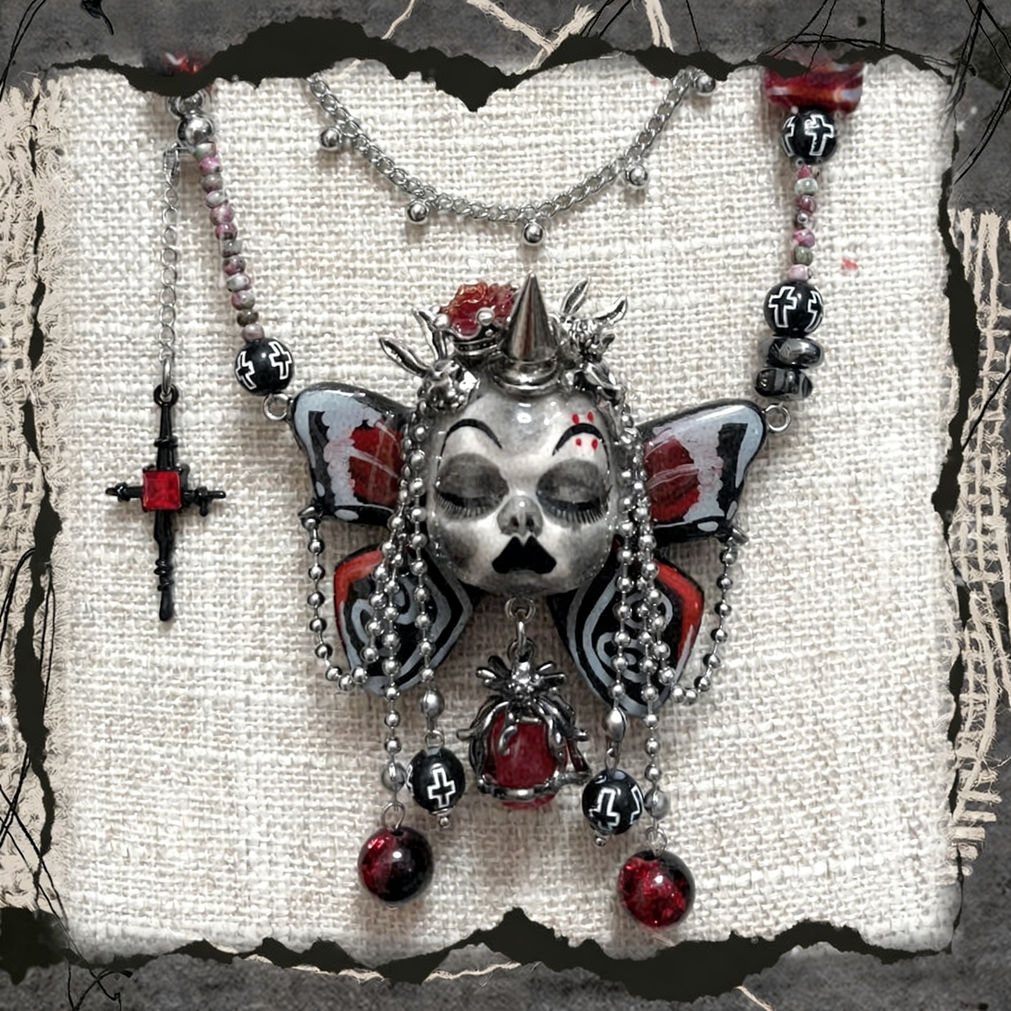 Dark Wing Slumber Demon Necklace