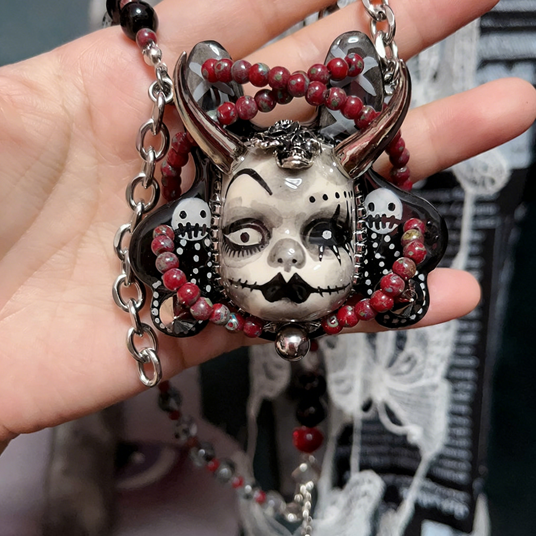 Dark Graffiti Necklace