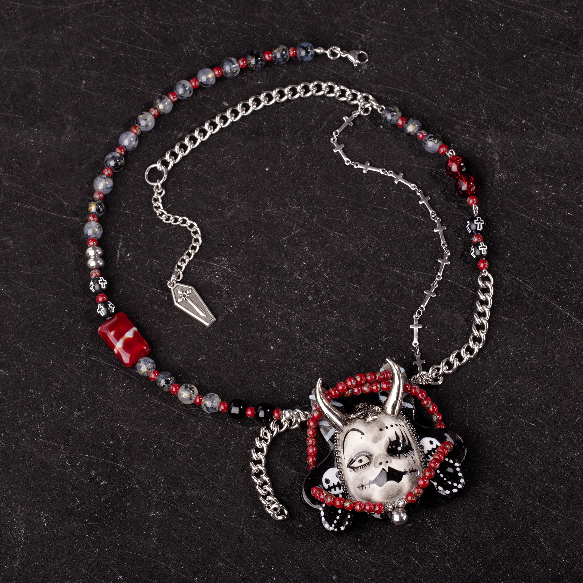 Dark Graffiti Necklace