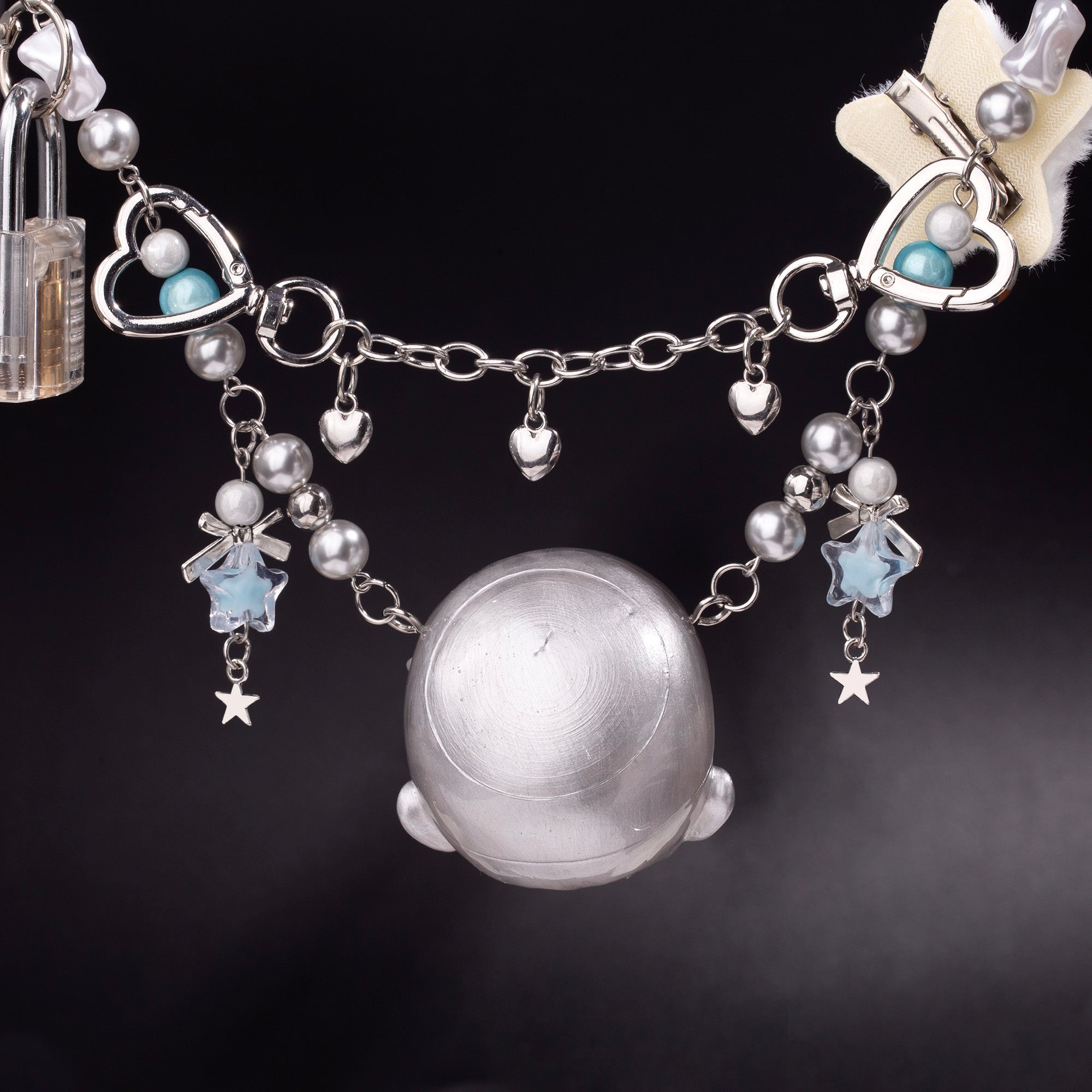 Y2k Dream Baby Head Necklace