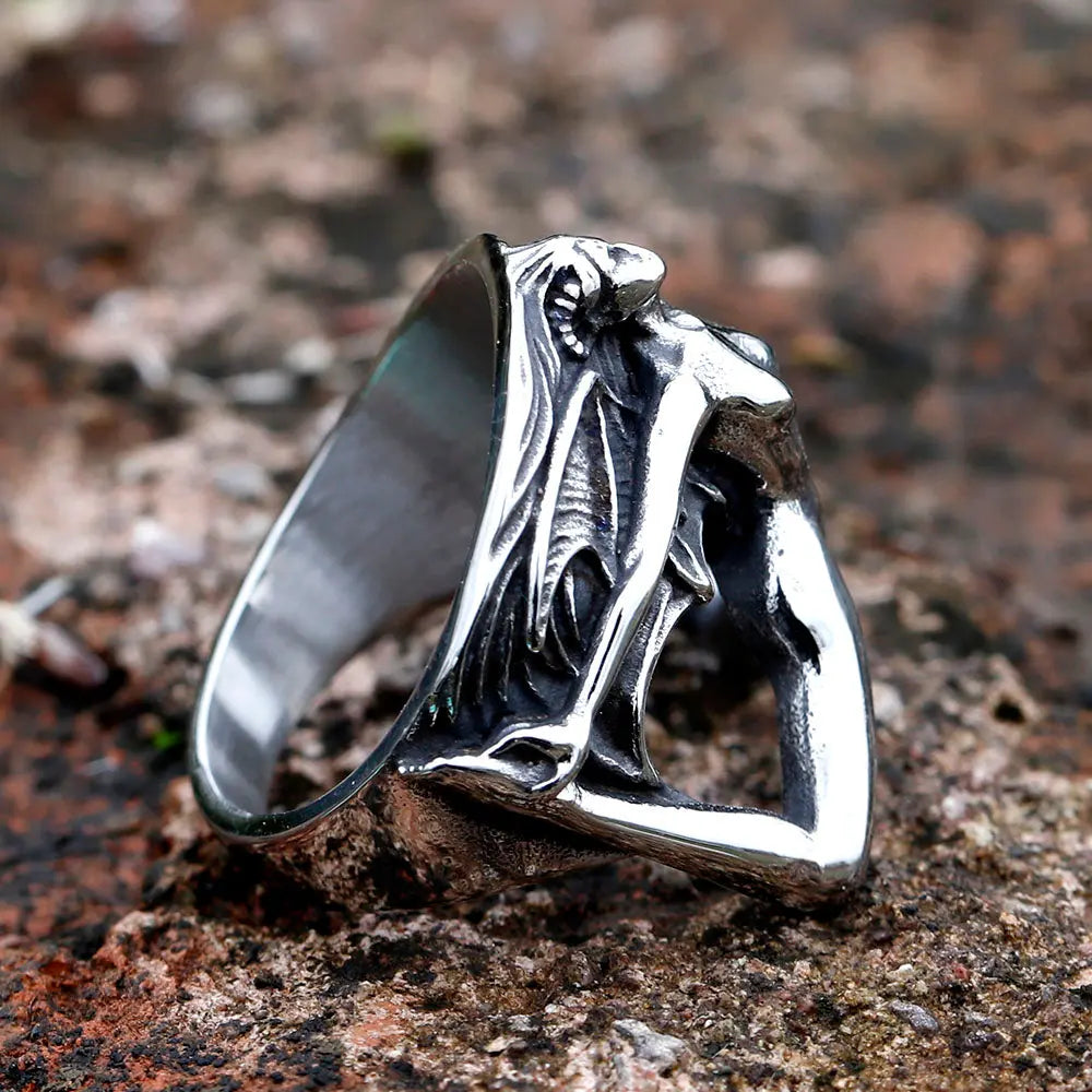 3D Body Shape Stainless Steel Ring VRAFI