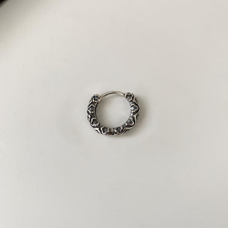 Vintage Vine Hoop Earrings