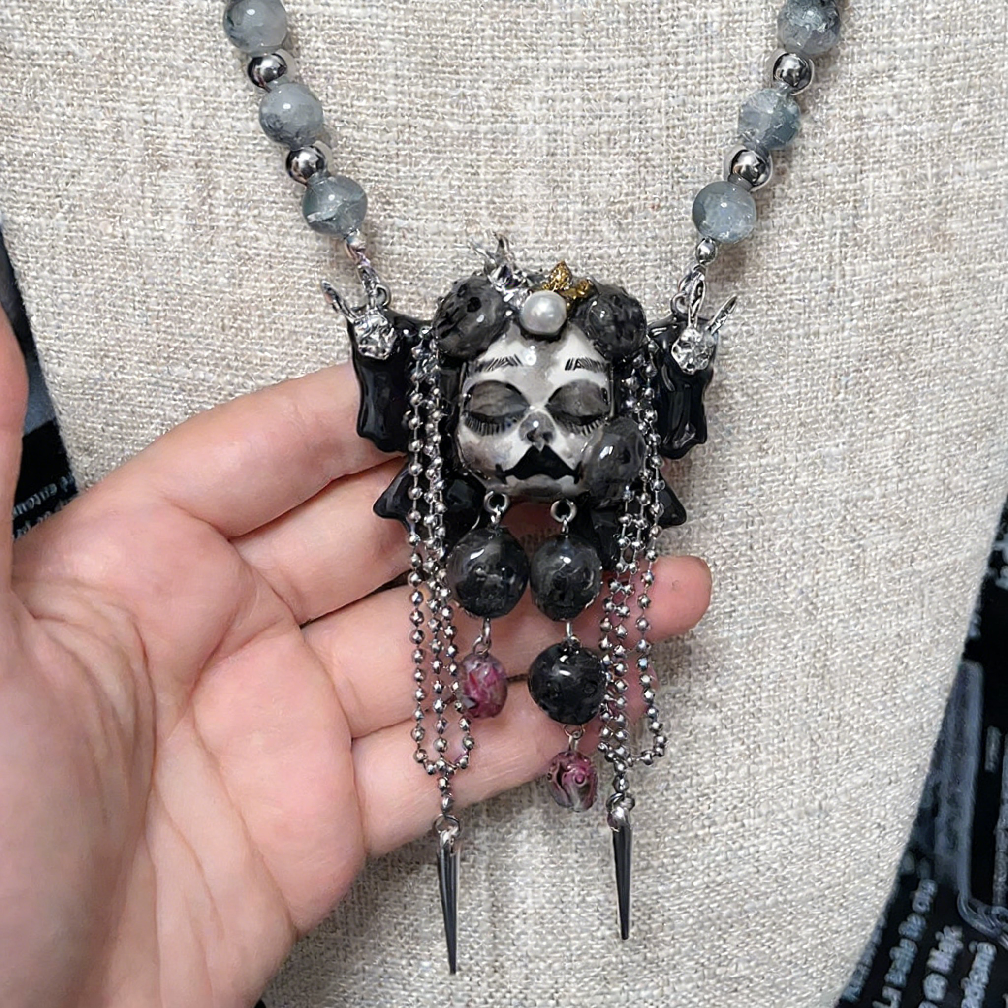 Shadow Puppet Dark Doll Necklace&Choker