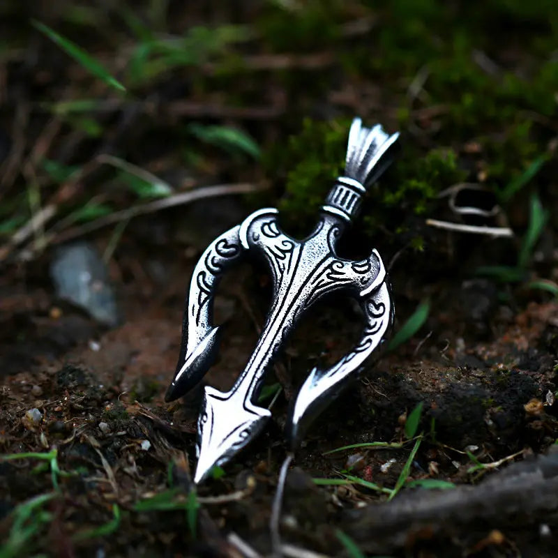 Aquaman's Trident Stainless Steel Pendant VRAFI