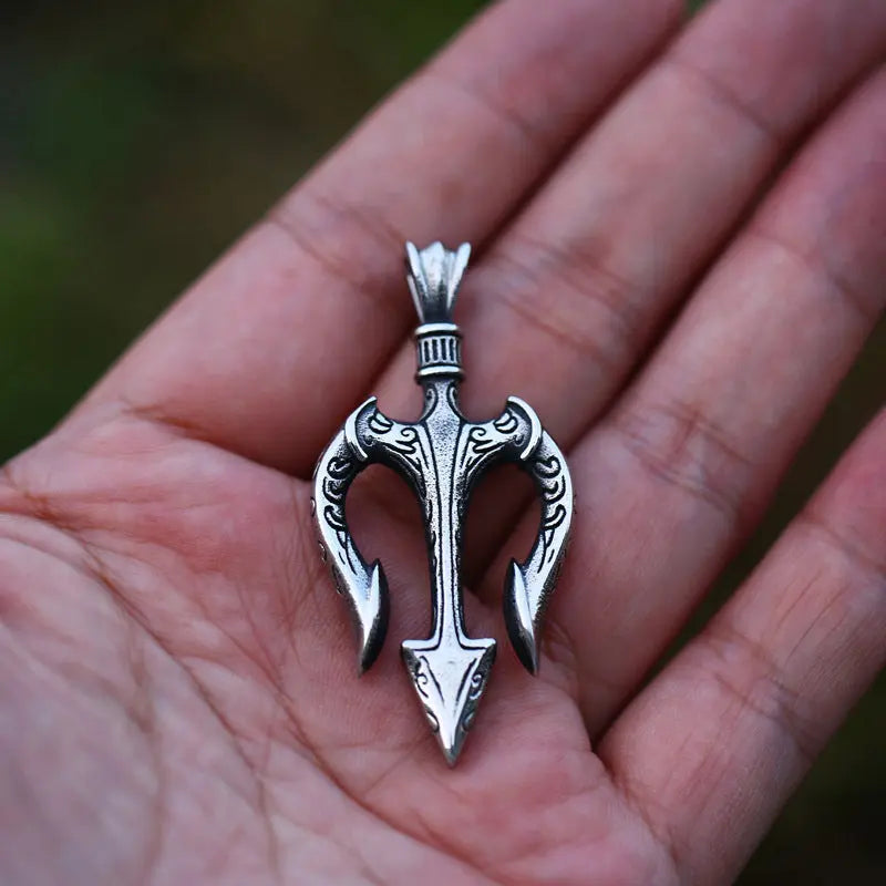 Aquaman's Trident Stainless Steel Pendant VRAFI