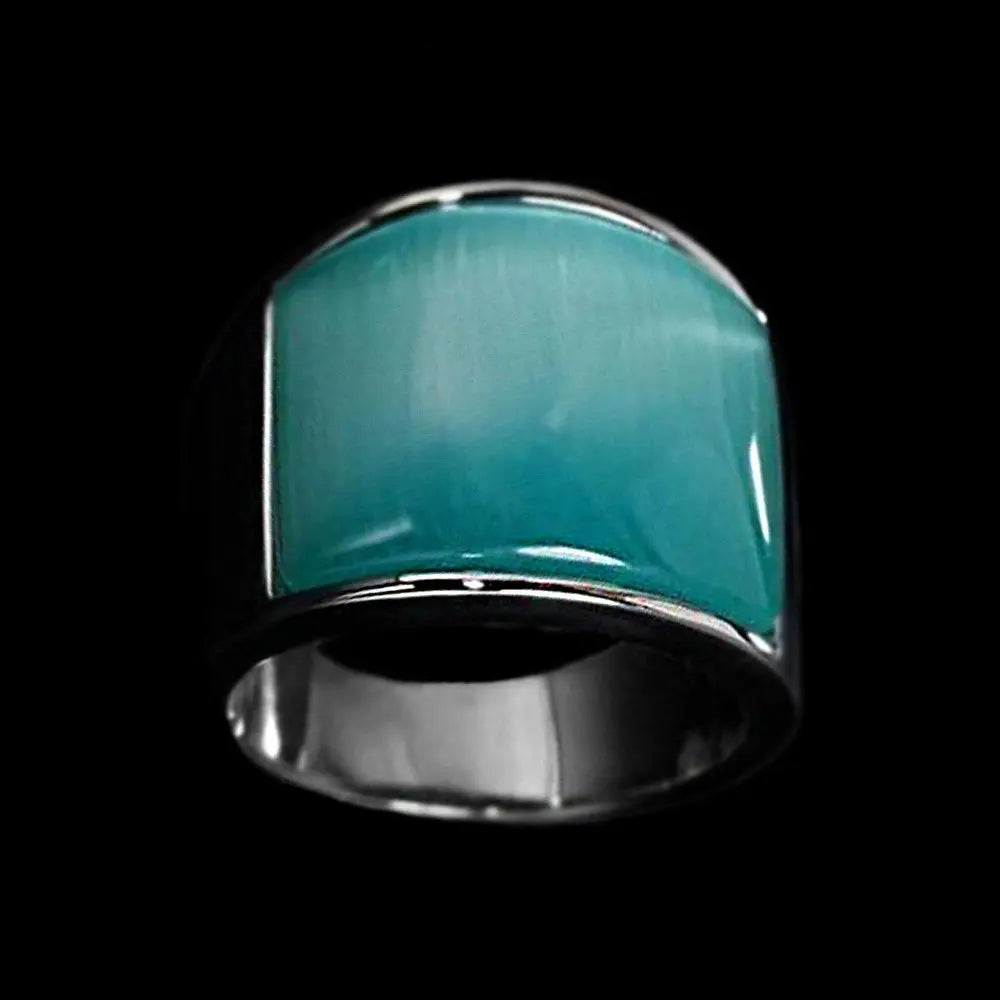 Aurora Stainless Steel Ring - Vrafi Jewelry
