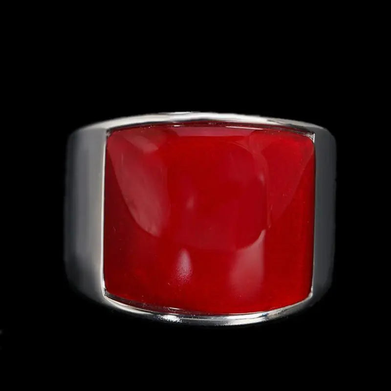 Aurora Stainless Steel Ring - Vrafi Jewelry