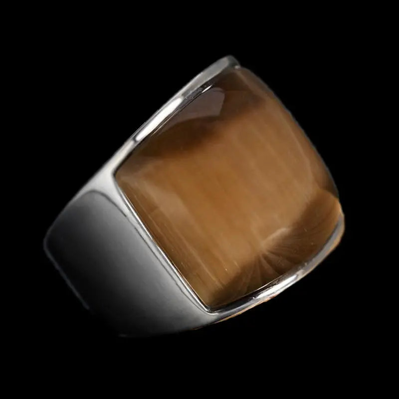 Aurora Stainless Steel Ring - Vrafi Jewelry