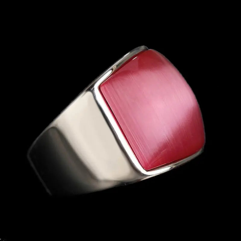 Aurora Stainless Steel Ring - Vrafi Jewelry