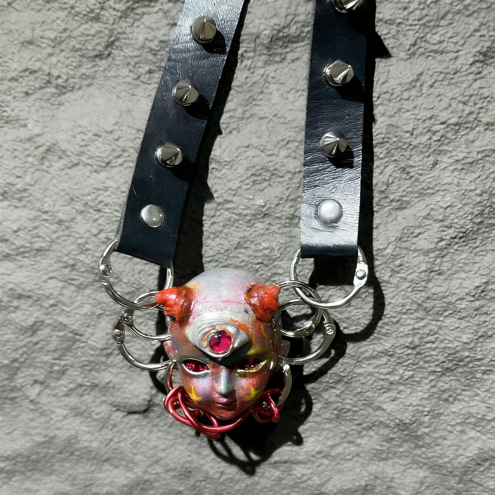 Devil's Eye Rivets Choker