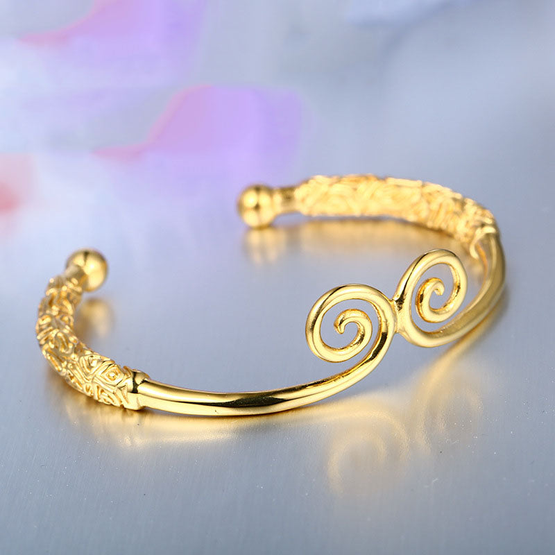 Bracciale in acciaio inossidabile cubano spazzolato