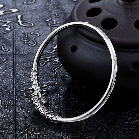 Bracciale con perline in acciaio inossidabile alabastro