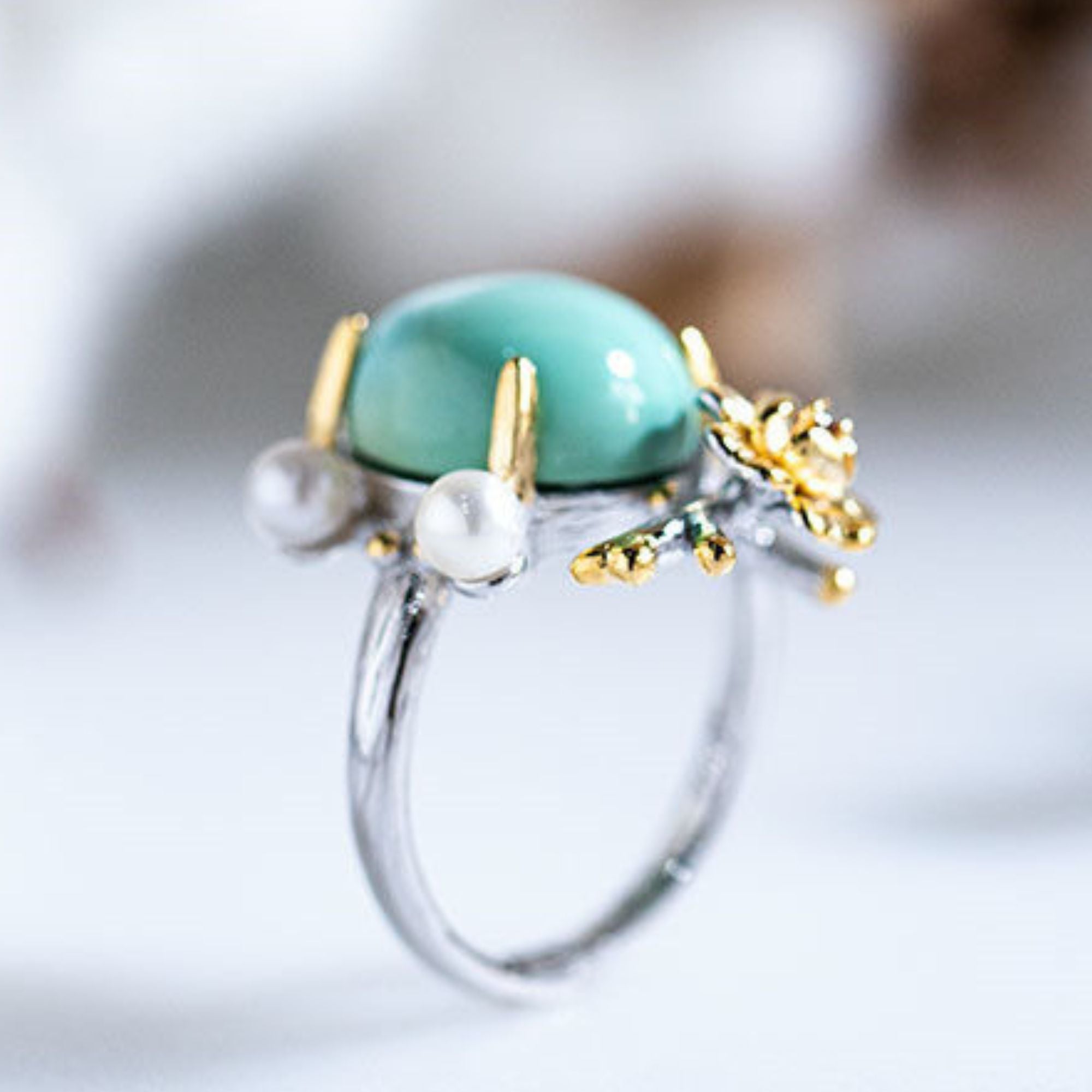 Anillo de acero inoxidable con forma de cuerpo 3D