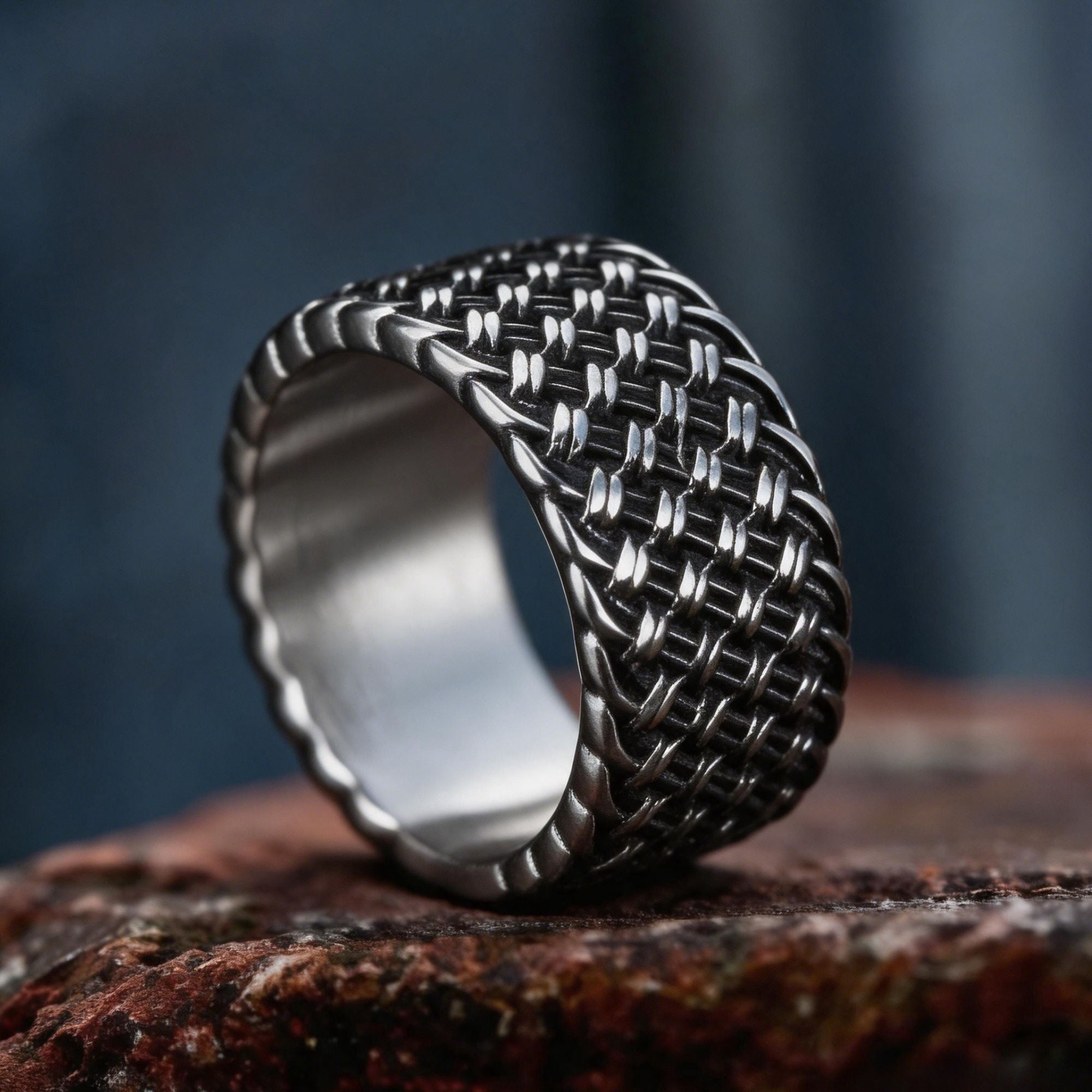 Minimalist Punk Stainless Steel Circle Ring