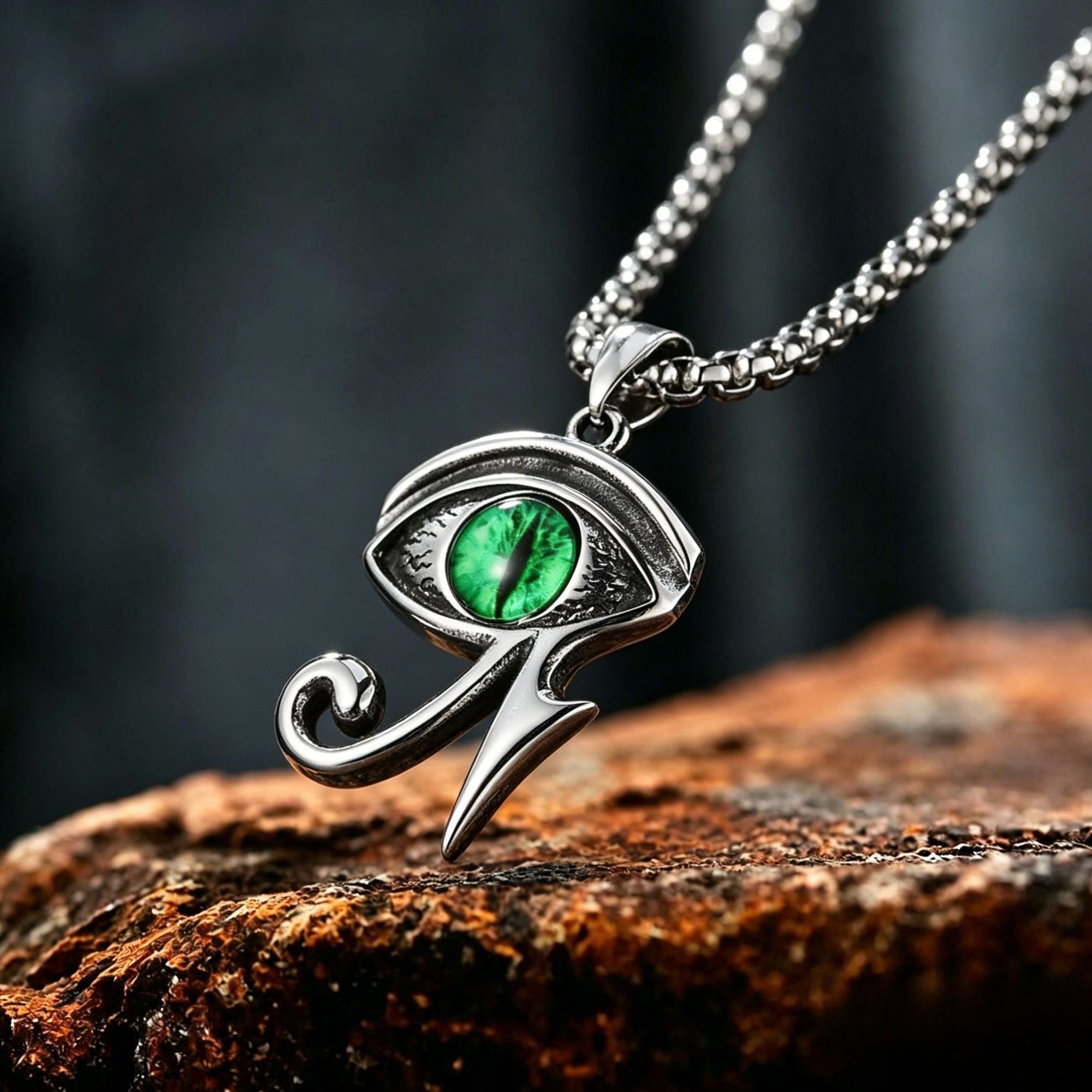Eye of Horus Stainless Steel Pendant