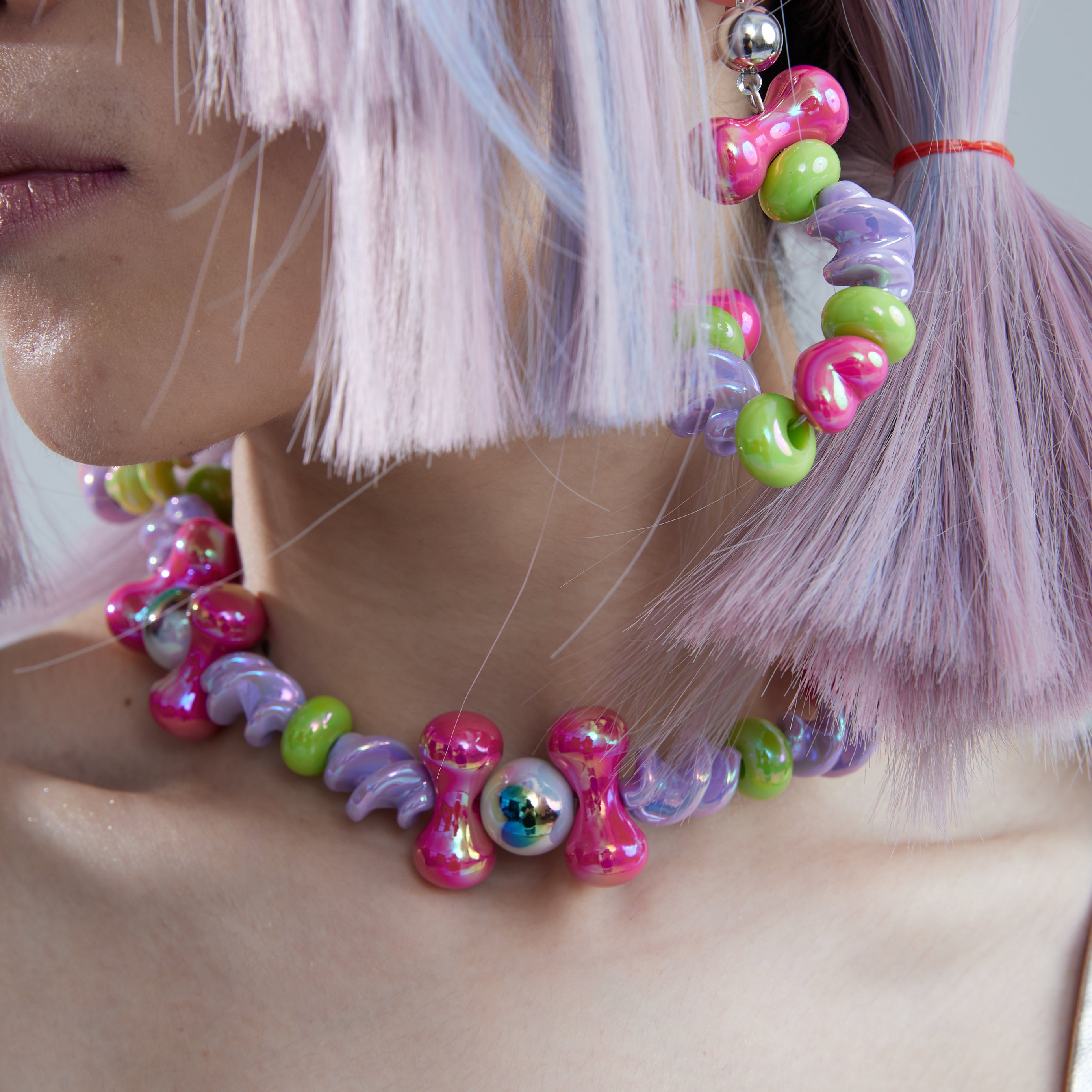 Candy Colorful Bead Earrings