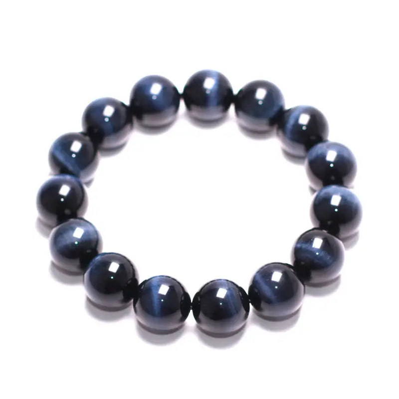 Cat-Eye Effect Tiger-Eye Stone Bead Bracelet VRAFI