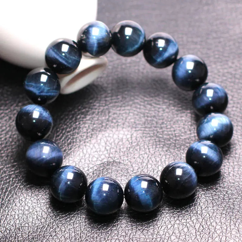 Cat-Eye Effect Tiger-Eye Stone Bead Bracelet VRAFI
