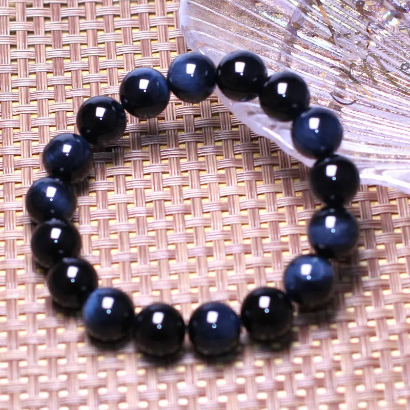 Cat-Eye Effect Tiger-Eye Stone Bead Bracelet VRAFI