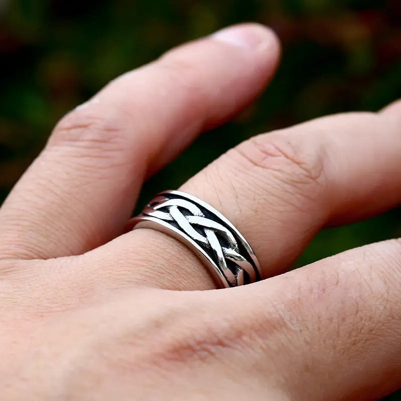 Celtic Knot Stainless Steel Ring VRAFI