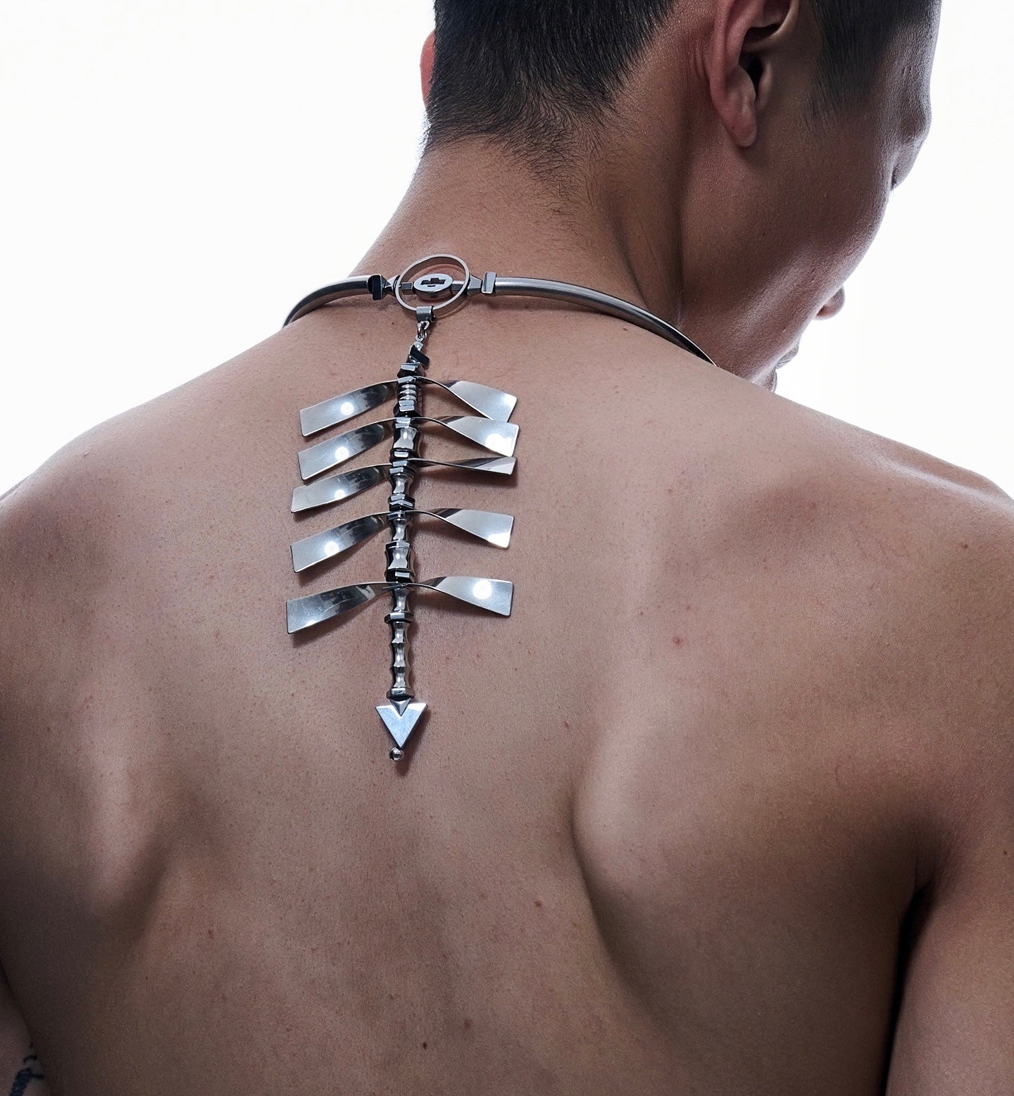 Centipede Spine Necklace Sweater Chain