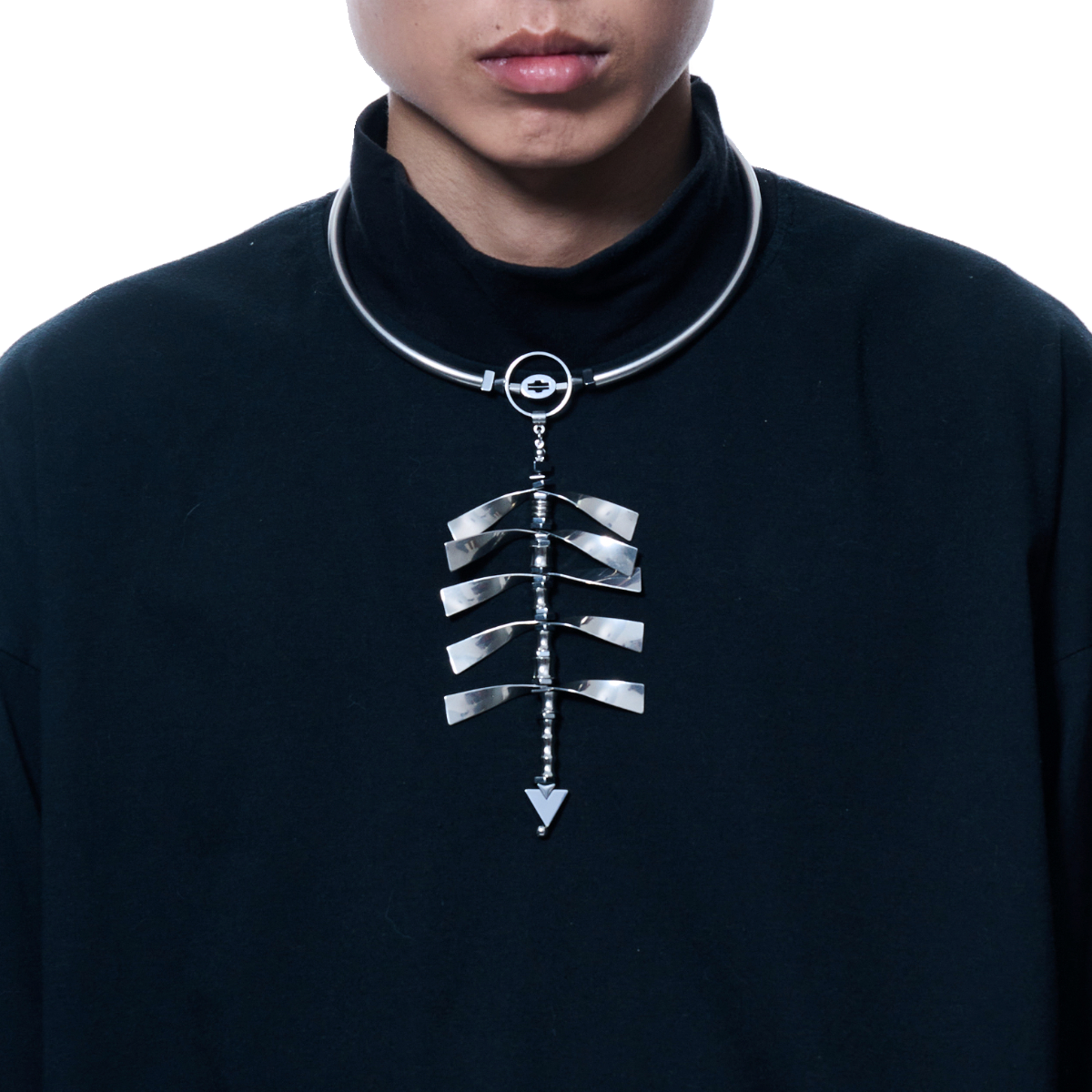 Centipede Spine Necklace Sweater Chain