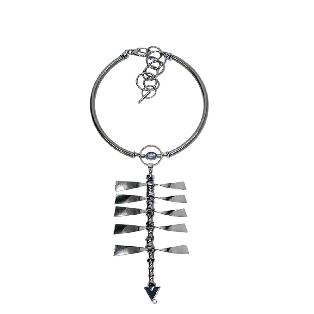 Centipede Spine Necklace Sweater Chain