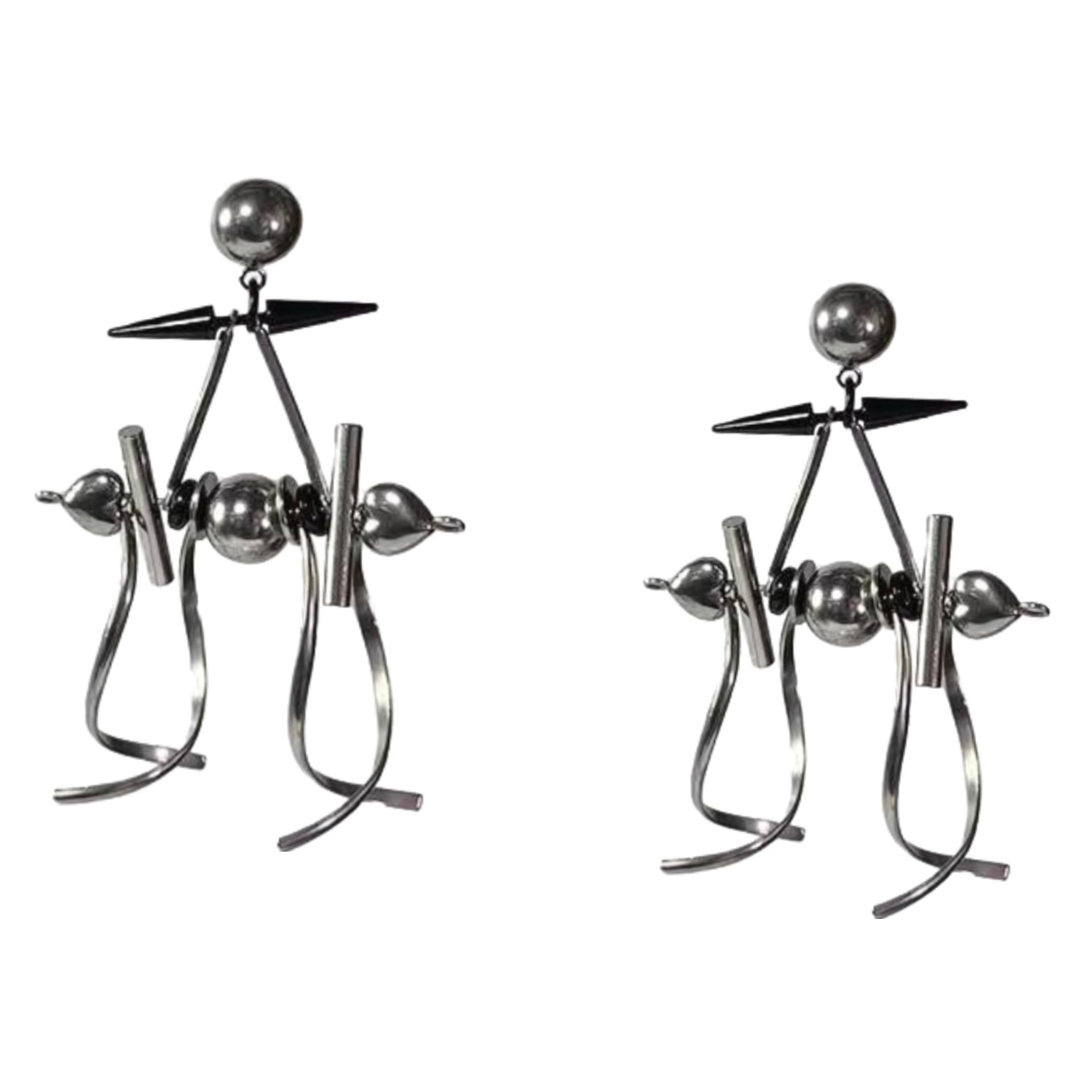 Danger Signal Original Design Earrings