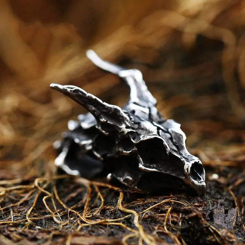 Dragon Skull Stainless Steel Pendant VRAFI