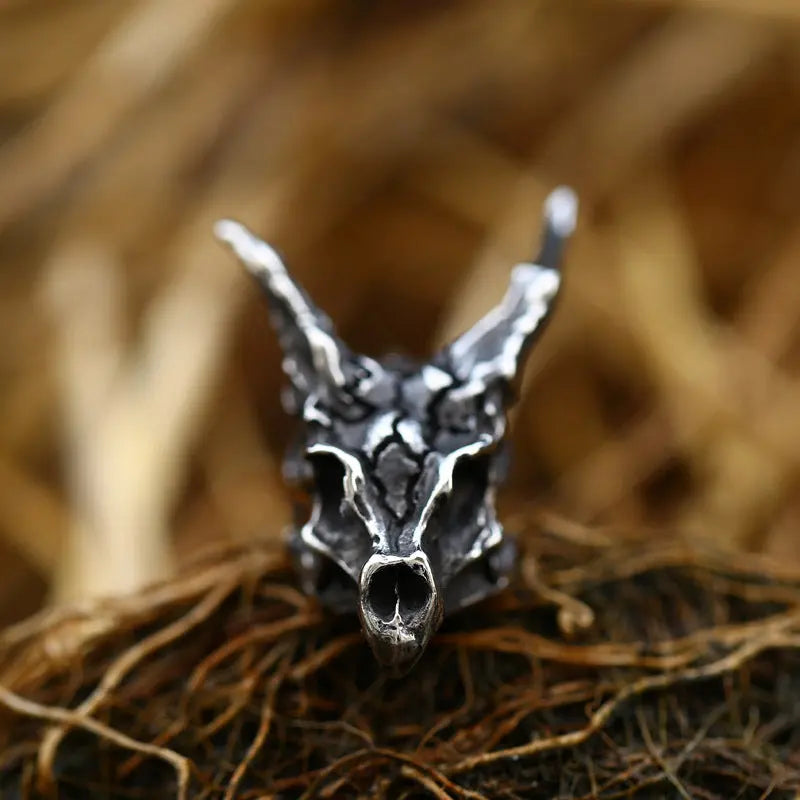 Dragon Skull Stainless Steel Pendant VRAFI