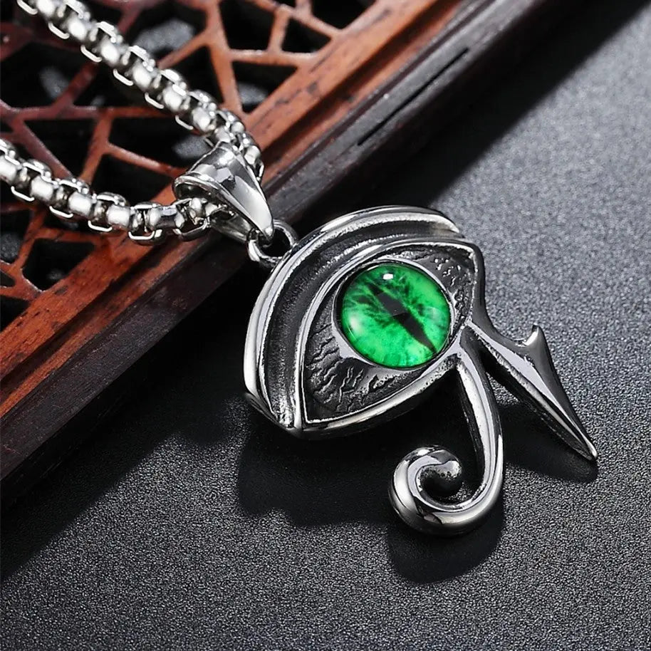 Eye of Horus Stainless Steel Pendant - Vrafi Jewelry