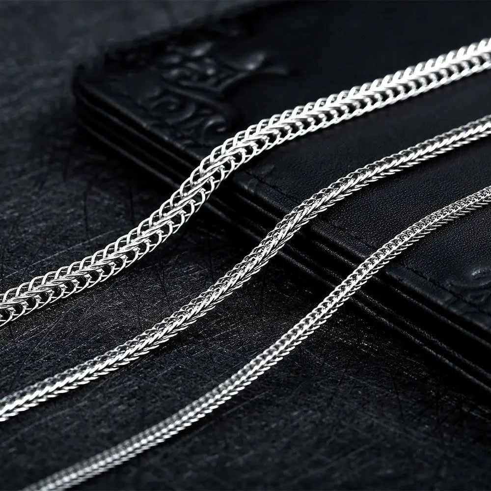 Foxtail Chain Stainless Steel Necklace VRAFI